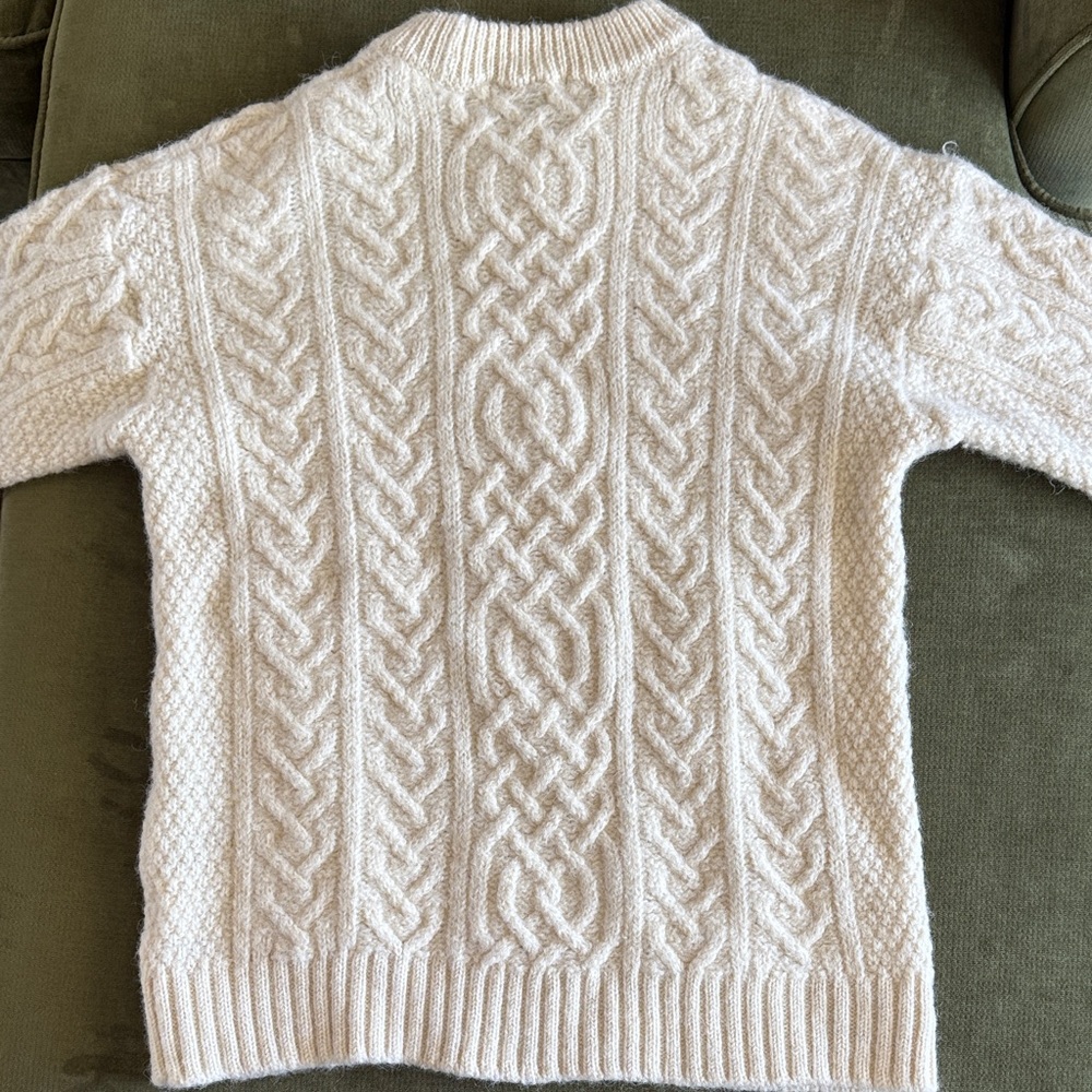 100% Wool Authentic Fisherman Sweater - Picture 5 of 6